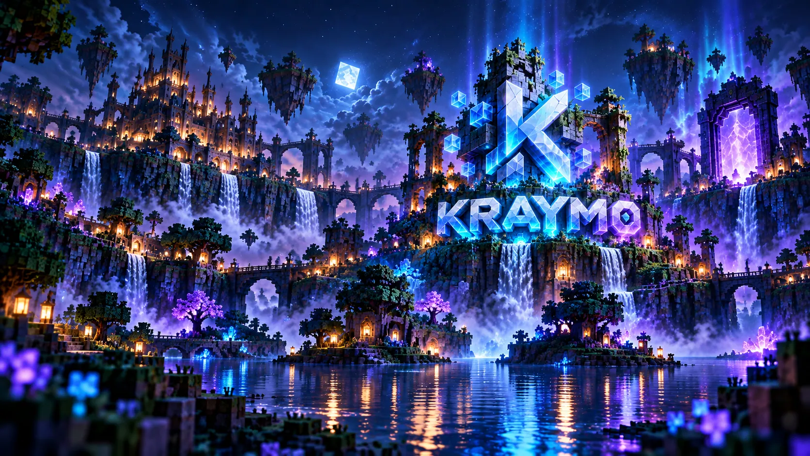 Cinematic crystal Minecraft KRAYMO world